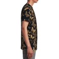 thumbnail image 6 of Wukai Modern Golden Butterfly Youth Unisex Short Sleeve T-Shirt for Boys, Girls, Teens, and Kids-X-Small, 6 of 7