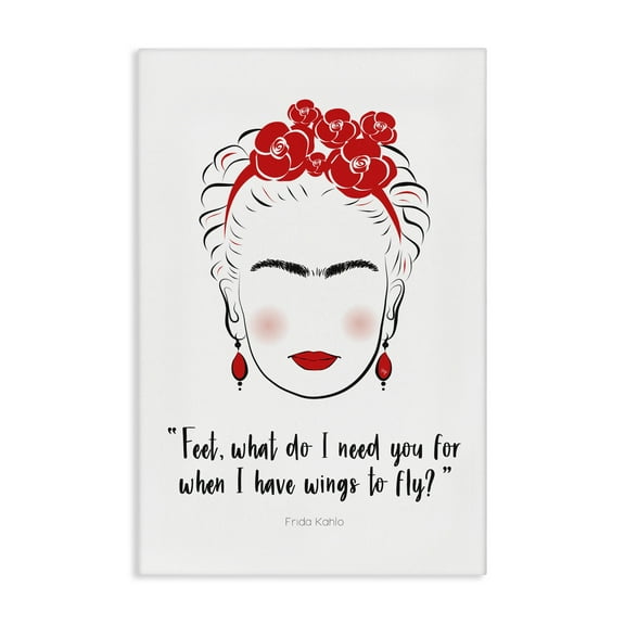 Stupell Industries Wings To Fly Quote People Painting Wrapped Canvas Art Print Wall Art, 16 x 24