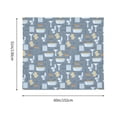thumbnail image 3 of Sikiie Blue Bathroom tapestry wall hanging home decor for bedrooms, living rooms, dorms 60x51in, 3 of 6