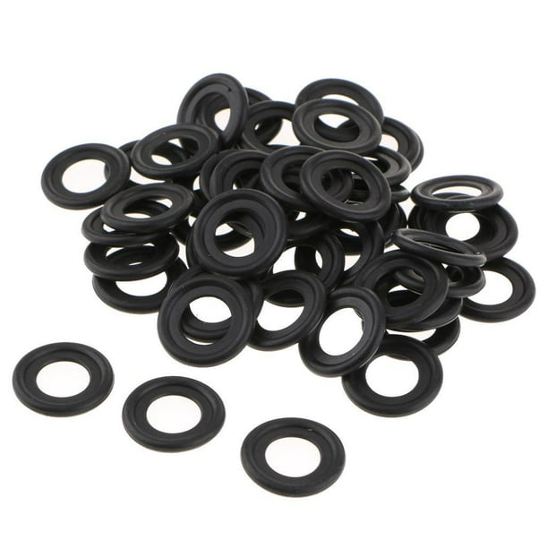 Empaquetaduras de Tapón de drenaje de Suministro de aceite de motor Automático de 50 piezas Yotijar arandelas de aceite del motor