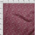 thumbnail image 3 of oneOone Cotton Jersey Dark Magenta Fabric Floral Ditsy Sewing Craft Projects Fabric Prints By Yard 58 Inch Wide, 3 of 4