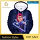 thumbnail image 3 of Sudaderas con capucha de anime para cosplay, camisetas con estampado 3D de 4 a 16 años, camisetas de manga corta, camisetas nuevas de dibujos animados de 2024, sudaderas con capucha de Leon Crow, 3 of 5