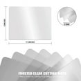 thumbnail image 5 of Clear Flexible Plastic Cutting Board Mats Set, Frosted Kitchen 17.5 x 12 Inches, Set of 7, 5 of 7