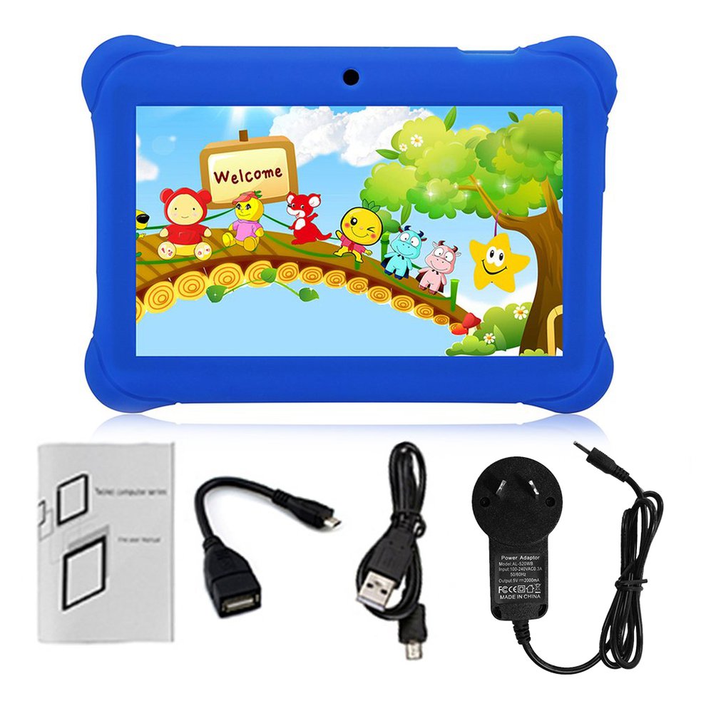 Q88 AU Plug Children Tablet 7Inch Touch Screen 512MB+8GB Kids Pad