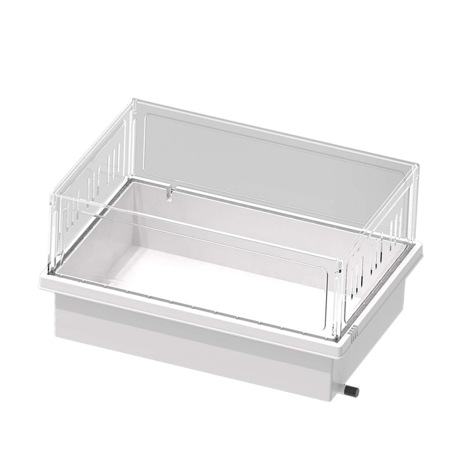 Dualoai Turtle Tank Amphibians Case Small Breeding Box Detachable Tortoise Enclosure