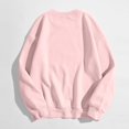 thumbnail image 4 of Ediodpoh Women's Casual Long Sleeve Graphic Tee Crew Neck Pullover Tops Letter Print sweatshirts for women Pink M, 4 of 6