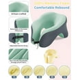 thumbnail image 5 of Travel Pillow for Airplanes with 360 Head Support,Memory Foam 2-in-1 Neck Pillow Airplane,Travel Neck Pillow with Storage Bag,Adjustable Clasp for Travel,Home,Office,and Gaming, 5 of 14