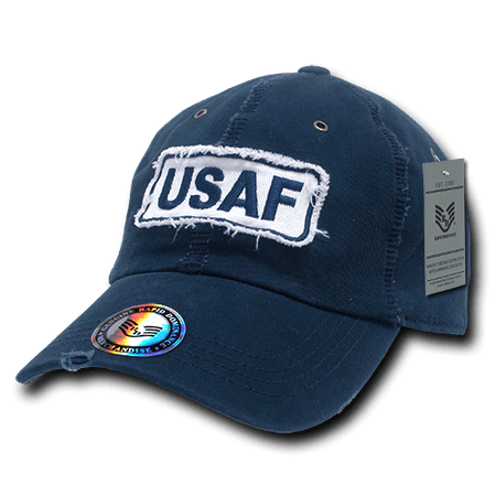 Rapid Dominance Giant Stitch Military Polo US Air Force Baseball Hat Caps