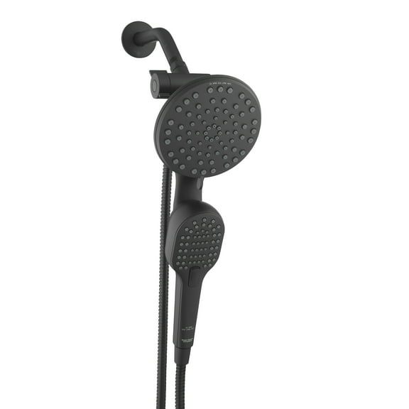 Better Homes & Gardens Magnetic Combo Showerhead, Matte Black, 2-in-1 Handheld & Fixed Head