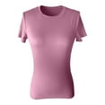 thumbnail image 3 of LINGLANG Womens Basic T Shirts Summer Tops 2026 Crop Short Sleeve Slim Fit Tee Cute Gym Workout Clothes, 3 of 3