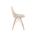 thumbnail image 4 of OSP Home Furnishings Oakley Mid-Century Modern Bucket Chair, Cream, 4 of 6