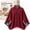Wine, variant on Wearable Heated Shawl Wraps for Women, 2027 New USB Blanket Shawl with Zipper, 3 Heat Settings, Soft Fleece Lining, Washable Heated Poncho for Home, Office, Travel and Winter Gift