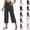 29# Dark Gray, variant on Yoga Capris for Women Wide Leg Capri Pants Soft Stretch Crossover High Waist Gym Workout Capri Leggings 2026 Navy XL
