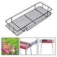 thumbnail image 3 of Mosiee Barbecue Grill Iron Storage Basket Barbecue Rack Storage Hanging Basket, 3 of 8