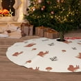 thumbnail image 6 of Sikiie Cute Squirrel 30-48 inches {designName} Print Christmas Tree Skirt Snowman Xmas Tree Skirt with Edge Christmas Decorations for Holiday Party30", 6 of 7