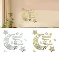 thumbnail image 4 of Household Acrylic Wall Decoration Festival Moon Stars Decoration Gold And Silver, 4 of 9