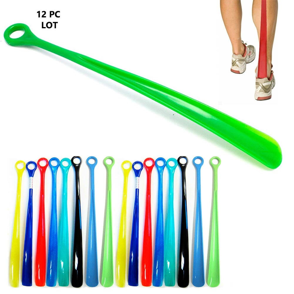 TP Shoehorn shoehorn adductor spoon shoe help plastic with hole 47cm F3Y7 
