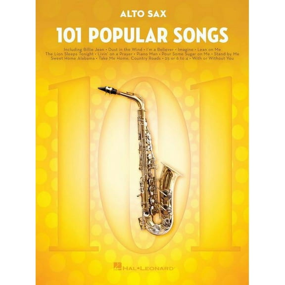 Hal Leonard 101 Popular Songs - Alto Sax
