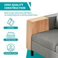 thumbnail image 3 of BALUS Sectional Sofa with Storage Ottoman, 78'' Convertible L-Shaped Sofa Couch for Living Room&Small Space, Light Grey, 3 of 9