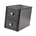 thumbnail image 4 of Caja de almacenamiento de tarjetas con 2 cajones, robusto, para adultos, coleccionista, colección de almacenamiento de tarjetas comerciales, organizad, 4 of 9