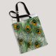thumbnail image 1 of Bolsa de Lona Reutilizable ABPHQTO Plumas de Pavo Real 36x41 cm, 1 of 2