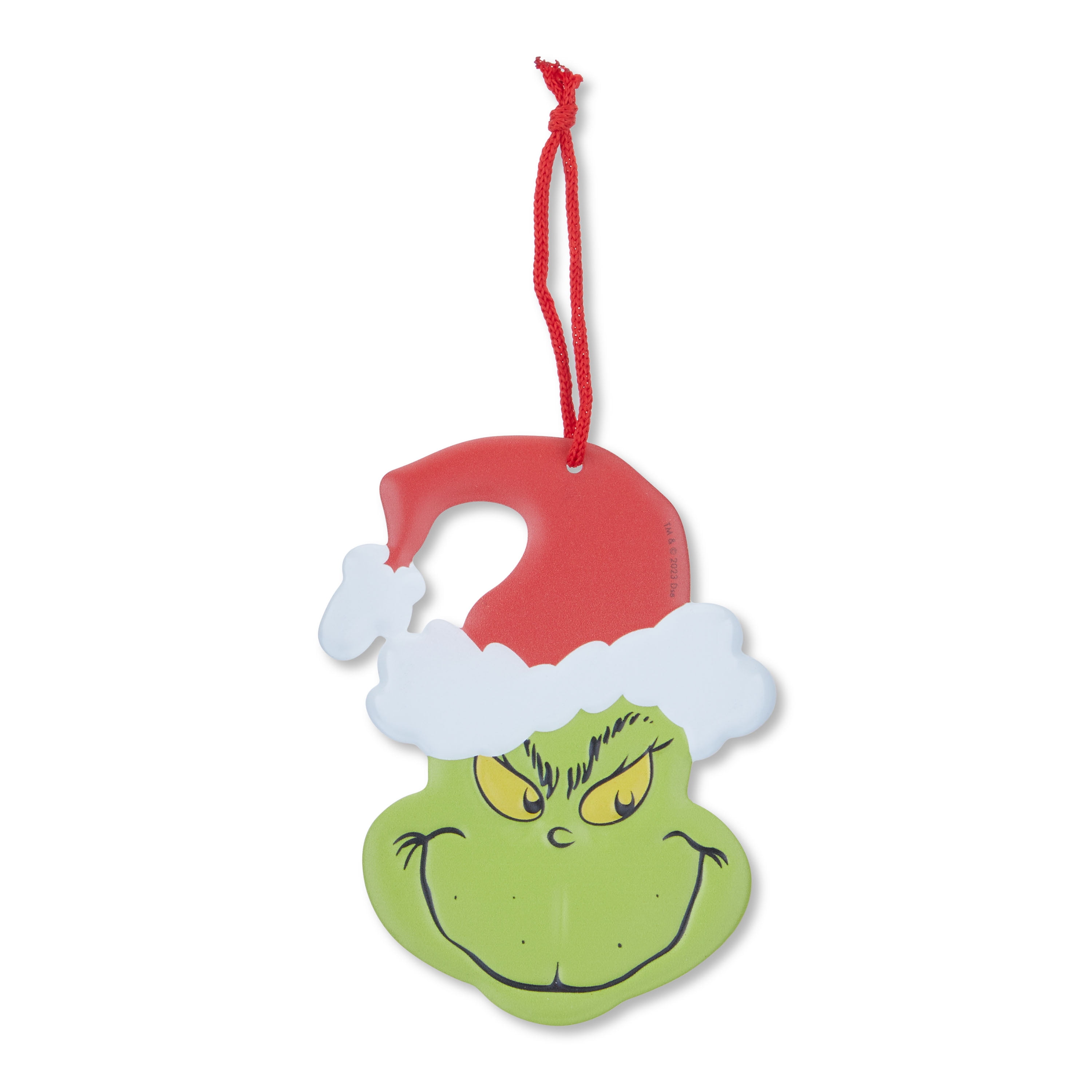 The Grinch Who Stole Christmas, Mean One Mini Metal Sign, Red, 3.4 HIgh