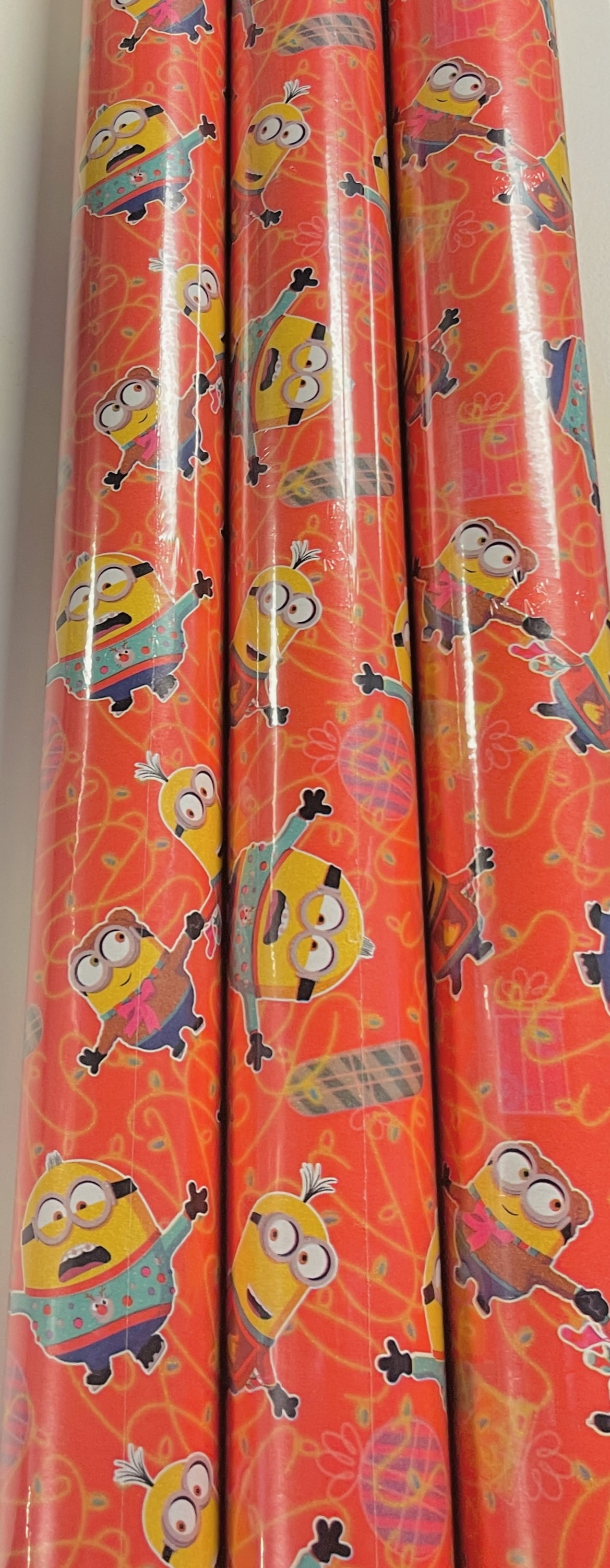 1 Minions New Pixar Christmas Graphics Wrapping Paper 70 SQFT