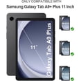 thumbnail image 2 of KOMI Galaxy Tab A9+ Case,for Samsung Galaxy Tab A9 Plus Case with Built-in Screen Protector Kickstand,Hybrid Shockproof Samsung Tablet A9+ Case 11 Inch 2024 Model (SM-X210/X216/X218) Black, 2 of 8