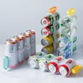 thumbnail image 2 of Beer Soda Drink Can Storage Box Kitchen Fridge Drink Bottle Holder Fridge Refrigeration Storage Organizer Rack Shelf, 2 of 6