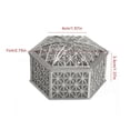 thumbnail image 1 of Gift Box Wedding Plated Plastic Favor Case Candy Snack wedding plastic Storage Box for Ceremony Banquet Party, Silver, Hexagon, 1 of 8