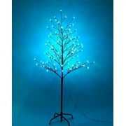 Cherry Blossom Lighted Tree, Five Feet, Warm White & Color-changing modes