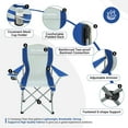 thumbnail image 6 of KingCamp Folding Camping Chairs Portable Beach Chairs for Adults Blue, 6 of 6
