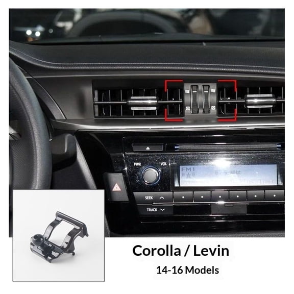 Car Phone Mount Adapter For Toyota 2014-2016 Corolla Levin Holder Stand Mobile Car Cellphone Gravity Bracket Only Base