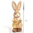 thumbnail image 6 of Straw Bunny Easter Ornament Cute Rabbit Home Garden Festival Party Window Decorations Photo Props Crafts 2022, 6 of 6