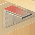 thumbnail image 4 of FUEENIRVA 4Ud Soportes Transparentes Para Estantes Con Sin Clavos Para Muebles Y Gabinetes, 4 of 8