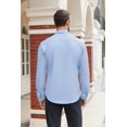 thumbnail image 3 of COOFANDY Mens Business Dress Shirts Long Sleeve Button Up Shirt formal Work Shirts, 3 of 6