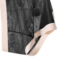 thumbnail image 4 of Diufon Womens Lace Underpants Color Block Full Cover Panties Elastic High Waist Briefs, 4 of 5