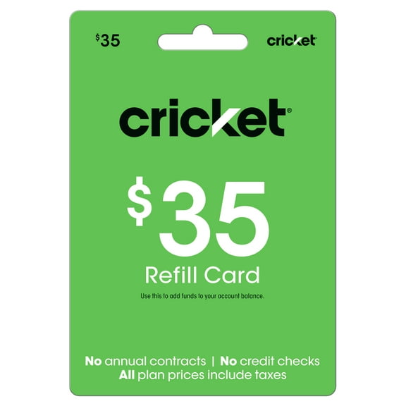 Cricket Wireless $35 e-PIN Top Up (Email Delivery)