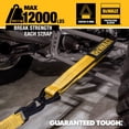 thumbnail image 3 of Kit de correas de amarre para ejes DEWALT DXBC80005 negro/amarillo 2 x 38, 3 of 9