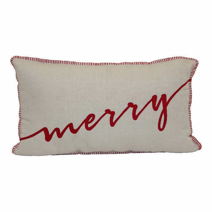 Brentwood Originals Merry Holiday Decorative Pillow