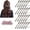 sliver, variant on 24 count Large Duck Bill Clips,Curling Hair for Hair Clips, Rust-Proof Metal Clip, Hole Styling Clip,Suitable for Hairstyling Hair Dye(sliver)