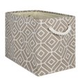 thumbnail image 2 of DII Collapsible Polyester Storage Basket Or Bin with Durable Cotton Handles, Home Organizer Solution for Office, Bedroom Closet, Toys, and Laundry, Medium-16x10x12, Stained Glass Navy, 2 of 30