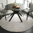 thumbnail image 2 of SAFAVIEH Renewal Malanie Striped Area Rug, Light Blue/Ivory, 6' x 6' Round, 2 of 7