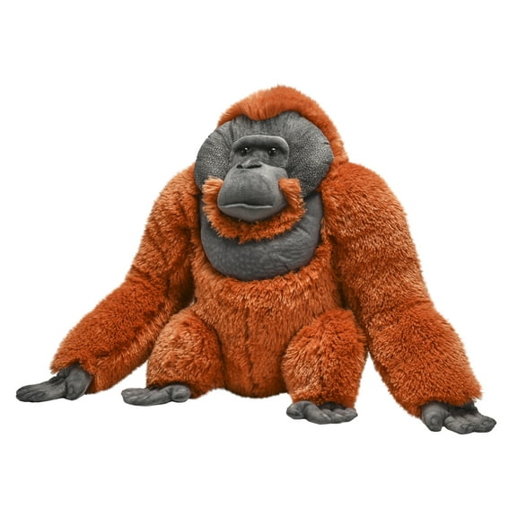 Wild Republic Artist Collection, Male Orangutan Baby, Gift for Kids, 15 inches, Plush Toy, Fill is Spun Recycled Water Bottles