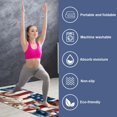 thumbnail image 2 of American Flag Hot Yoga Towel，Gym Towel，Yoga Towels，Storage Bag, 72.8"x26.8" - Suitable for Yoga, Pilates, Fitness, and More, 2 of 6