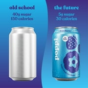poppi Wild Berry Prebiotic Soda, 12 fl oz, 1 Pack Can