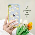 thumbnail image 6 of Compatible with iPhone XR Case for Women Girls,Soft TPU+Hard Detachable PC Bumper Durable Flexible Case with Cute Floral Flower Pattern Protection Transparent Case for iPhone XR, 6 of 14