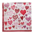 thumbnail image 2 of Valentine Napkins Love Napkins Colorful Heart Guest Napkins Disposable Hand Towels Paper Love Hearts Decorative Bathroom Napkins For Valentine's Day Wedding Tea Party Birthday Supplies 20Pcs 13", 2 of 9