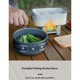 thumbnail image 4 of Camping Mess Tin Pressure Relief Aluminum Dinner Box Cooking Pot with Foldable Handle for Camping & Cooking, 4 of 5