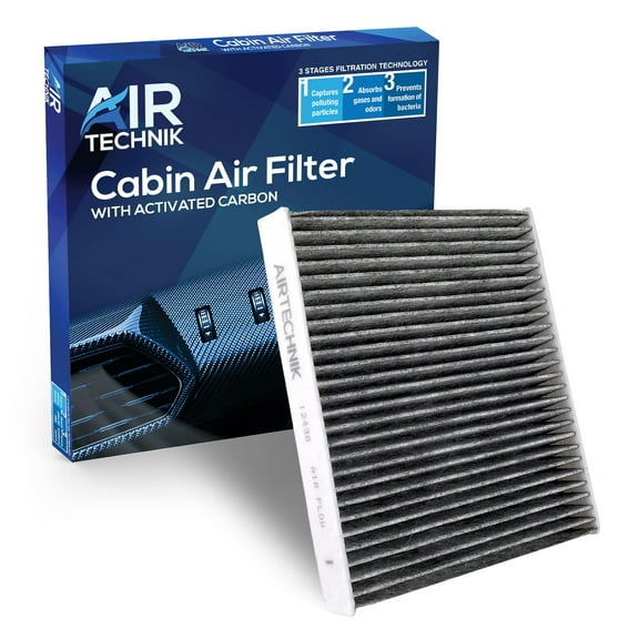 AirTechnik CF12436 Cabin Air Filter w/Activated Carbon  Fits 2016-2026 Select Subaru Ascent, Crosstrek, Impreza, Legacy, Outback, XV, Toyota, C-HR, Corolla, Prius, RAV4, Venza - 72880-FL00A
